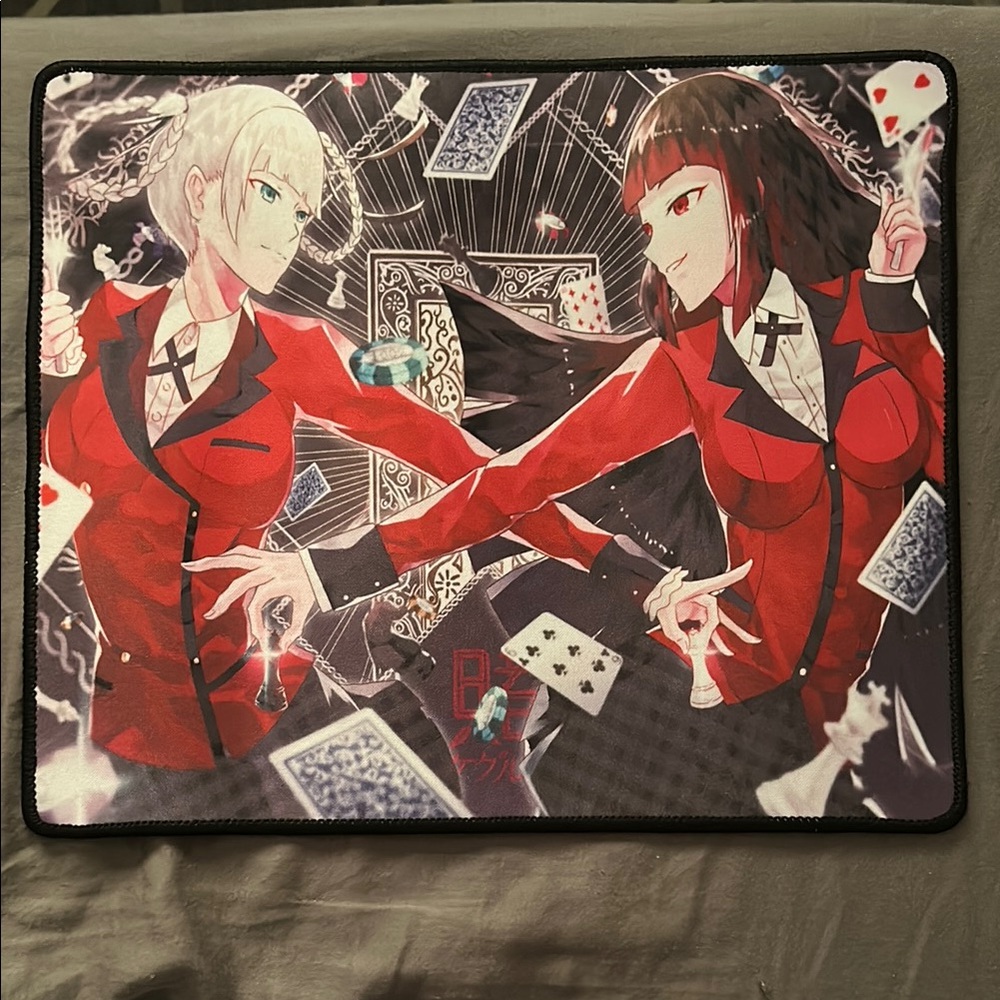 New Anime Character Red and Black Mouse Pad